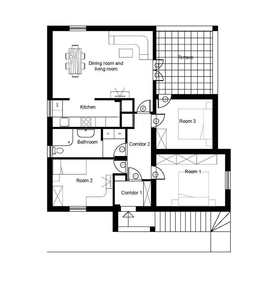 Apartmani Beba Омишаль Экстерьер фото